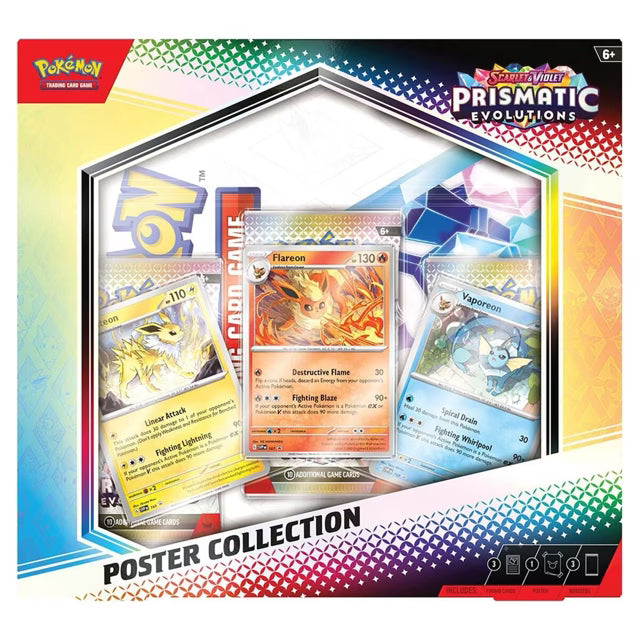 Pokémon TCG Scarlet & Violet Prismatic Evolutions - Poster Collection